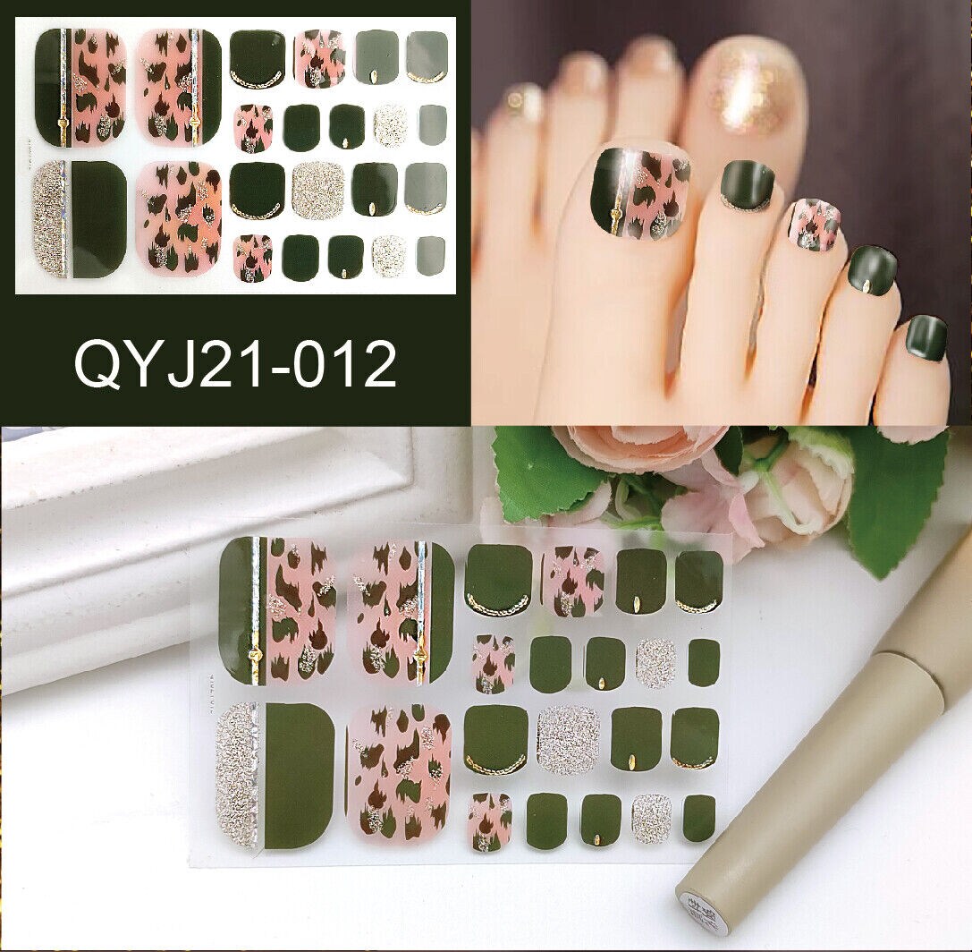 Kitcheniva DIY Toe Nail Stickers Decals 48 Styles | Michaels