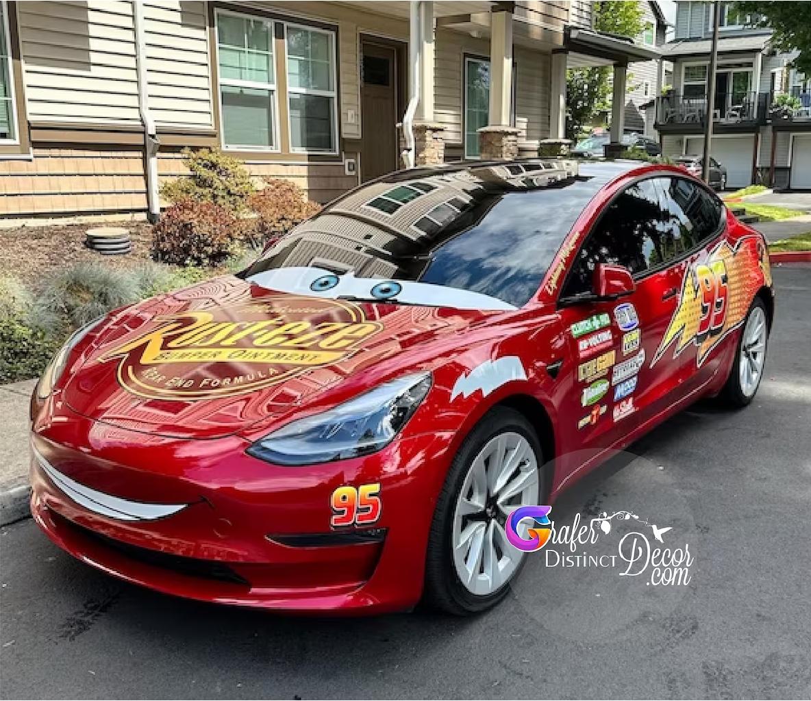 Lightning mcqueen discount tesla