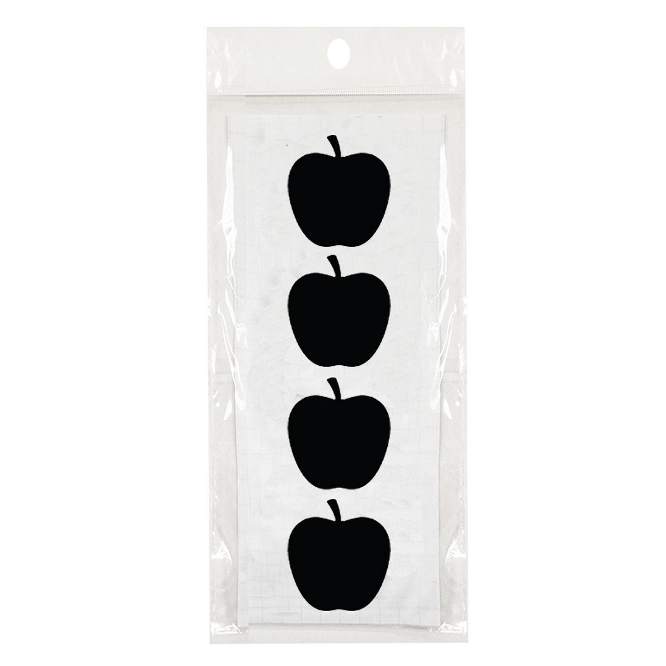 Wrapables Set of 32 Chalkboard Labels / Chalkboard Stickers, 1.6" x 1.5" Apple