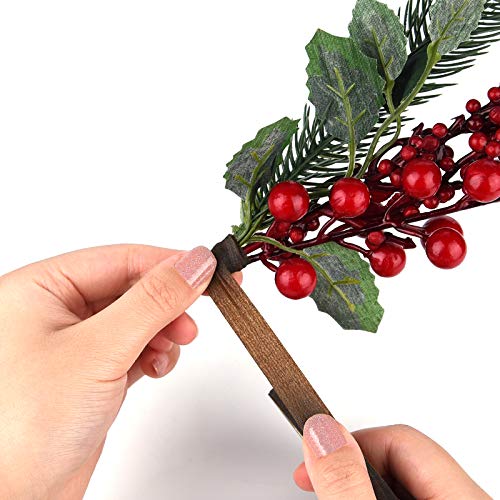 4 Rolls 1/2" Wide Floral Tapes for Bouquet Stem Wrapping and Floral Crafts,Wedding Bouquet,Dark Green,Light Green,Grass Green,Dark Brown