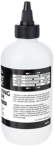 Professional Acrylic Medium, Slow Drying, 250ml (8.5-oz)