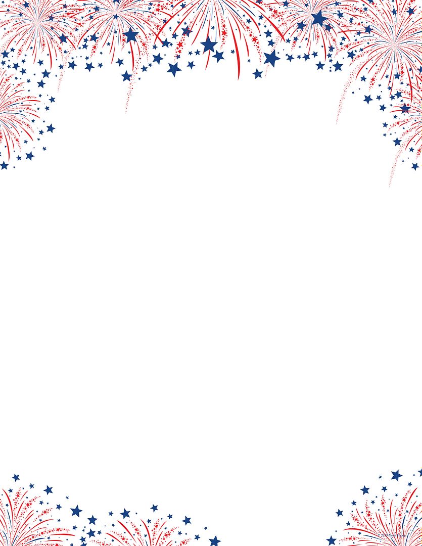 Great Papers! Fireworks Patriotic Stationery Letterhead, Invitations and Announcements, Printer Friendly, 8.5&#x22;x11&#x22;, 80 Pack
