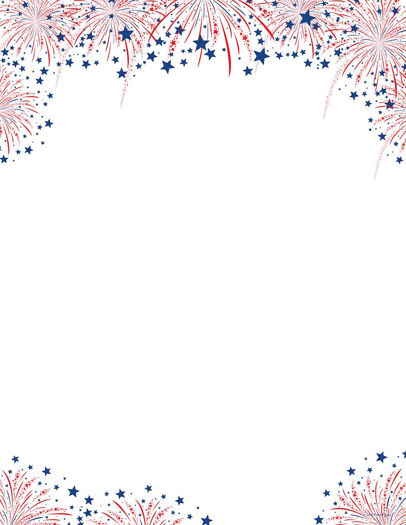Great Papers! Fireworks Patriotic Stationery Letterhead, Invitations and Announcements, Printer Friendly, 8.5"x11", 80 Pack