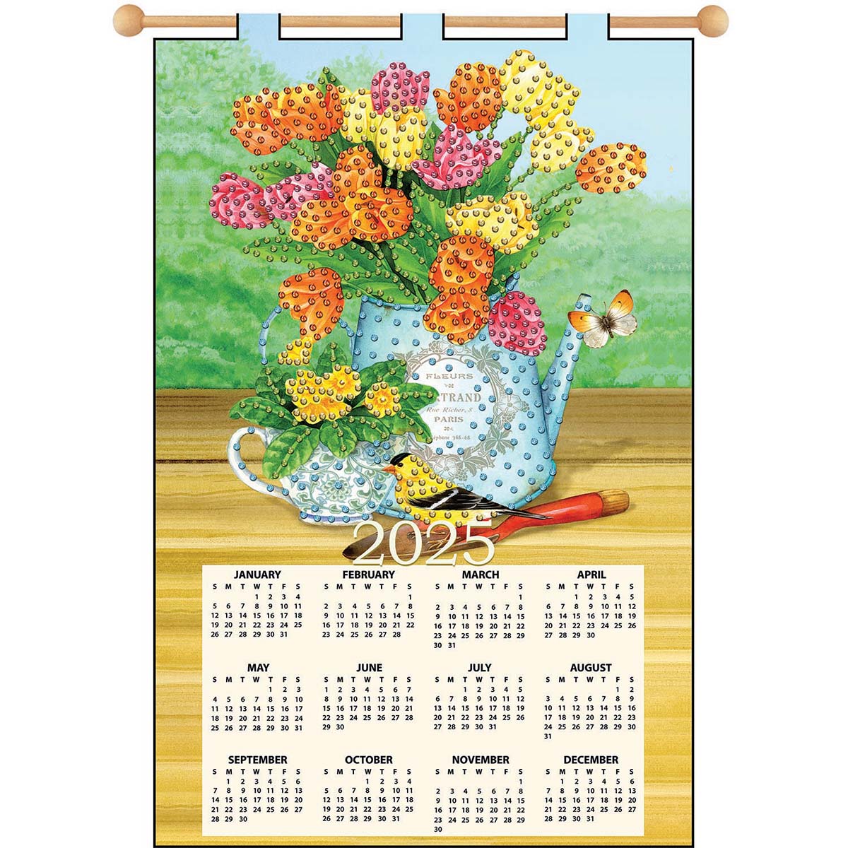 Design Works Tulip Bouquet Calendar Felt Sequin Kit Michaels