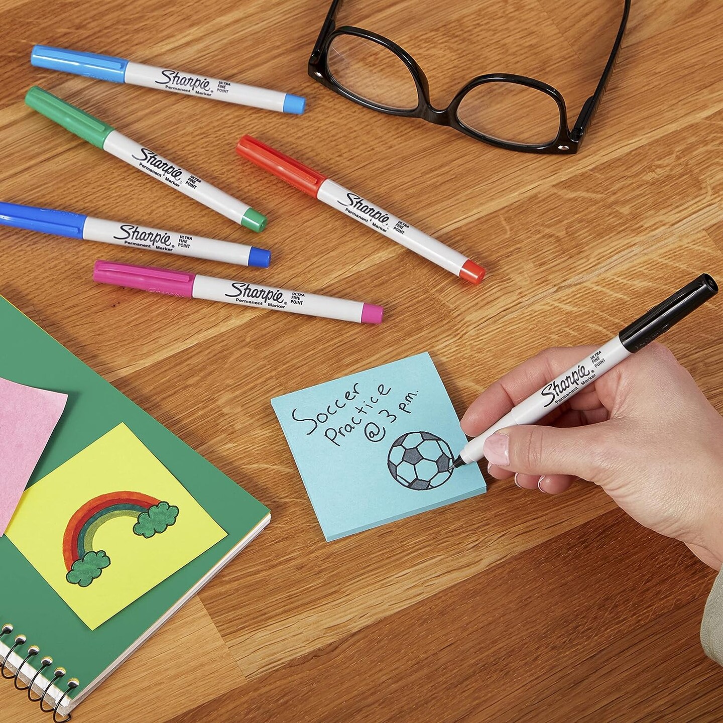 Permanent Markers, Ultra Fine Point, Assorted Colors, 12 Count (37175PP)