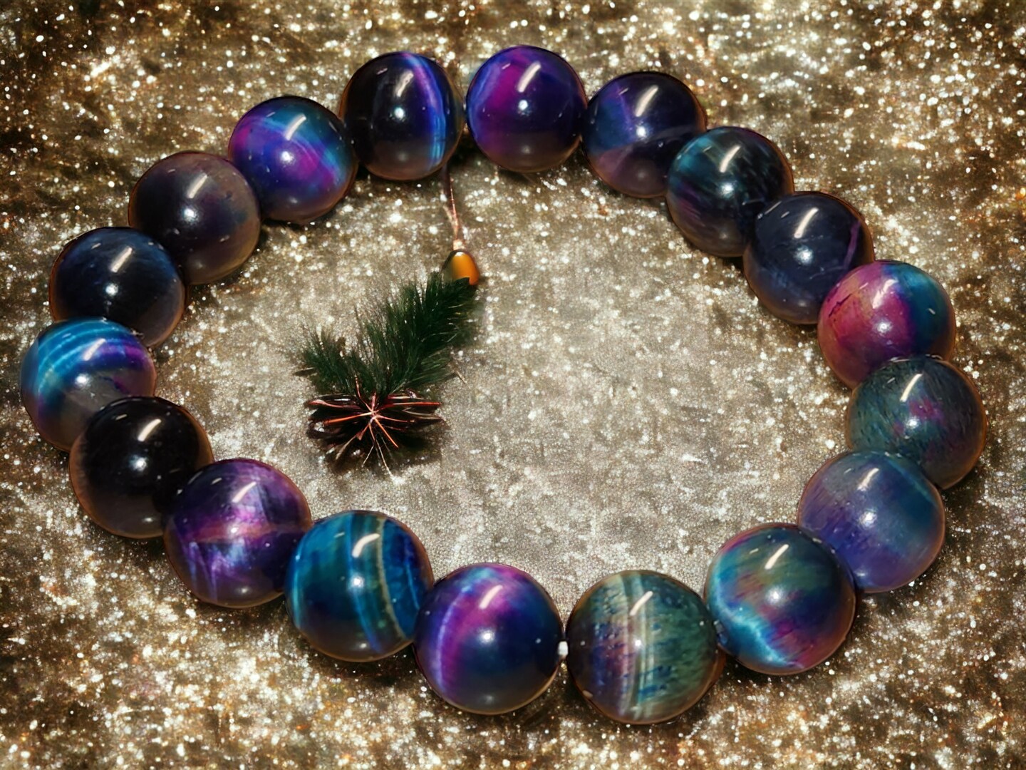 Galaxy Tigers Eye Bracelet | MakerPlace by Michaels
