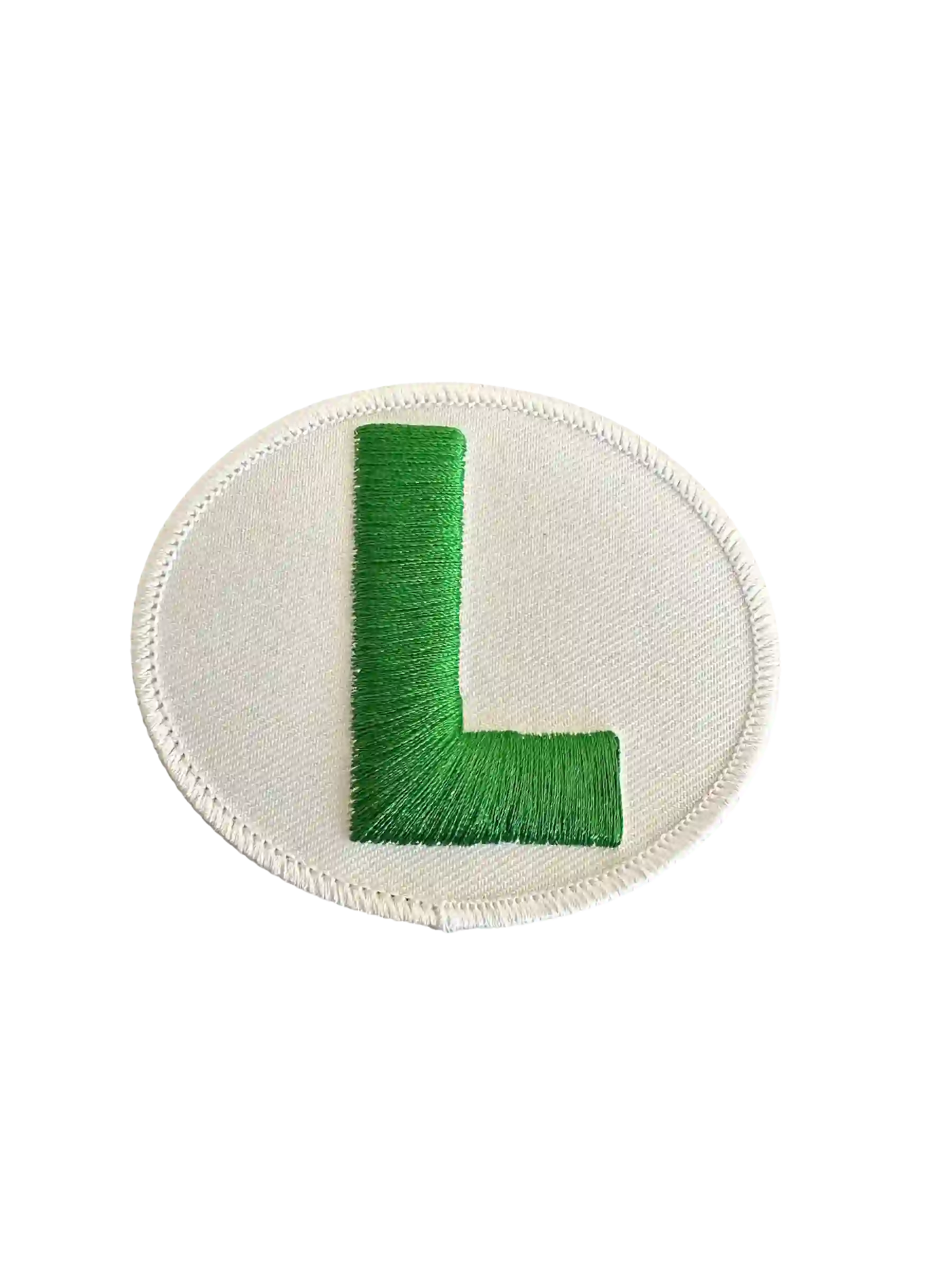 Letter L | Luigi | Mario game | Embroidered