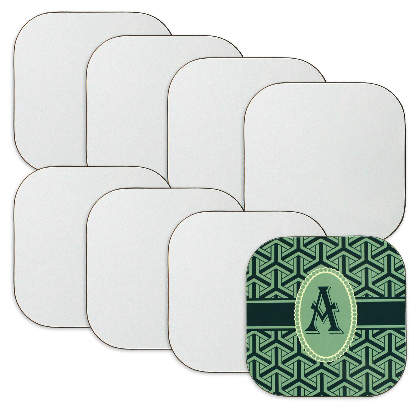 Square cardboard coasters for sublimation
