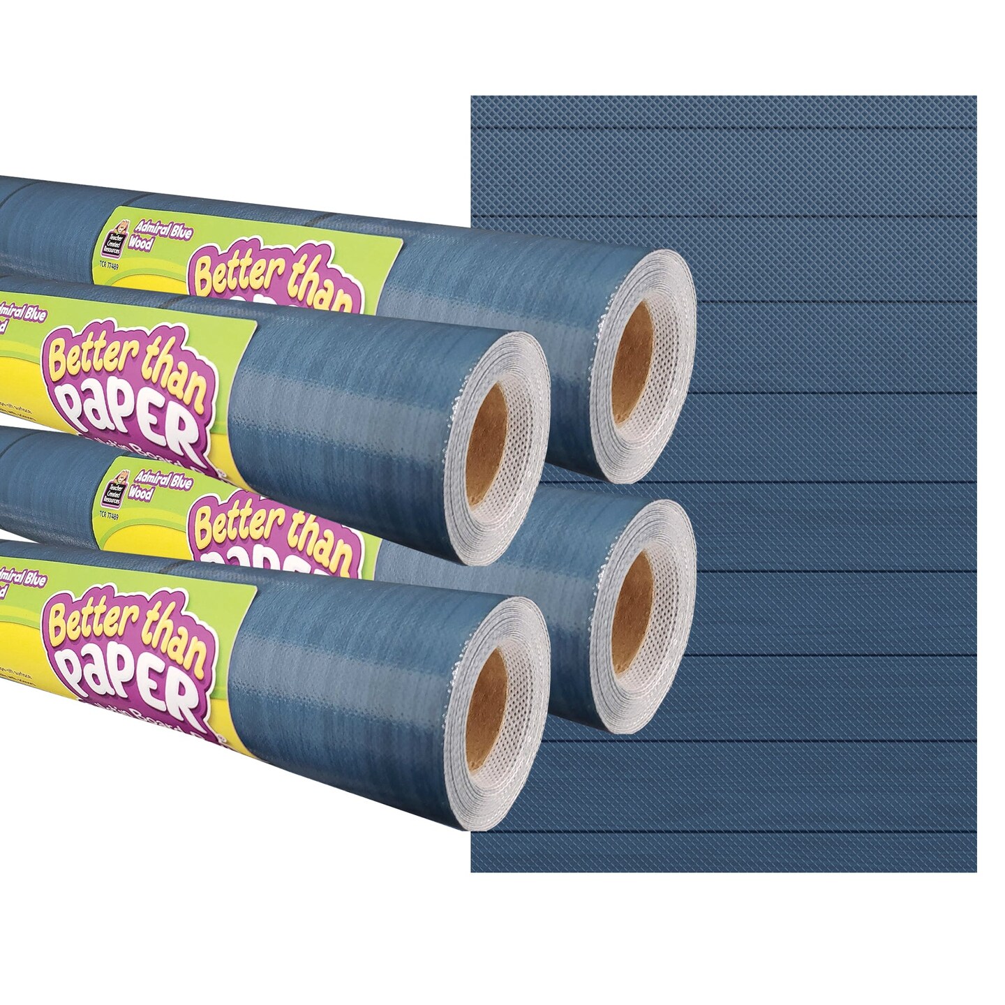 Admiral Blue Wood Better Than Paper Bulletin Board Roll