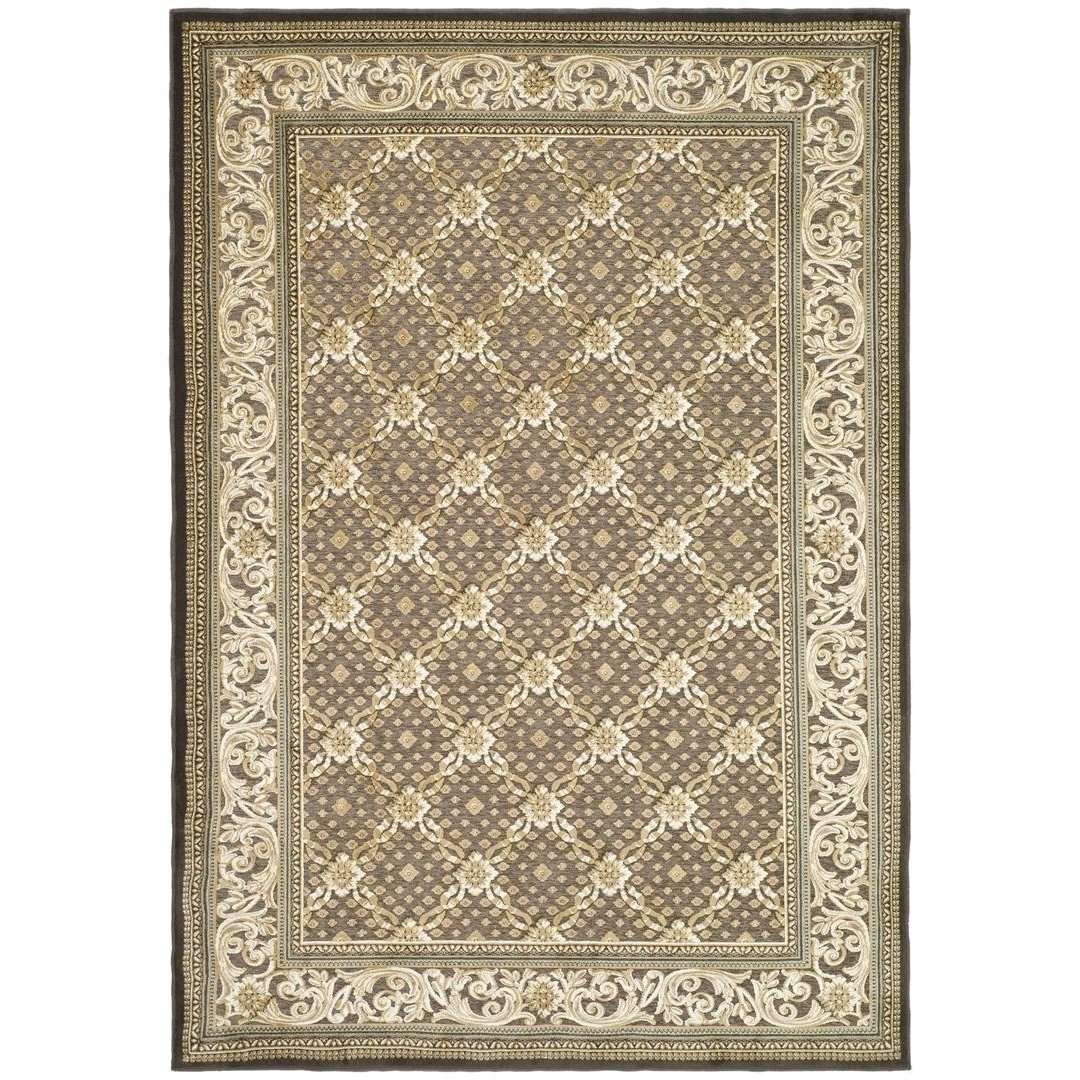 Safavieh Paradise Collection Par04-303 Dark Brown Rug Transitional Rug Carpet