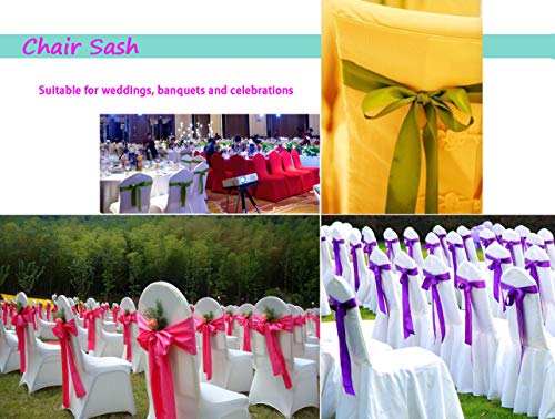 25 Yards 1-1/2 inch Wide Satin Ribbon Perfect for Wedding,Handmade Bows and Gift Wrapping(Pink)