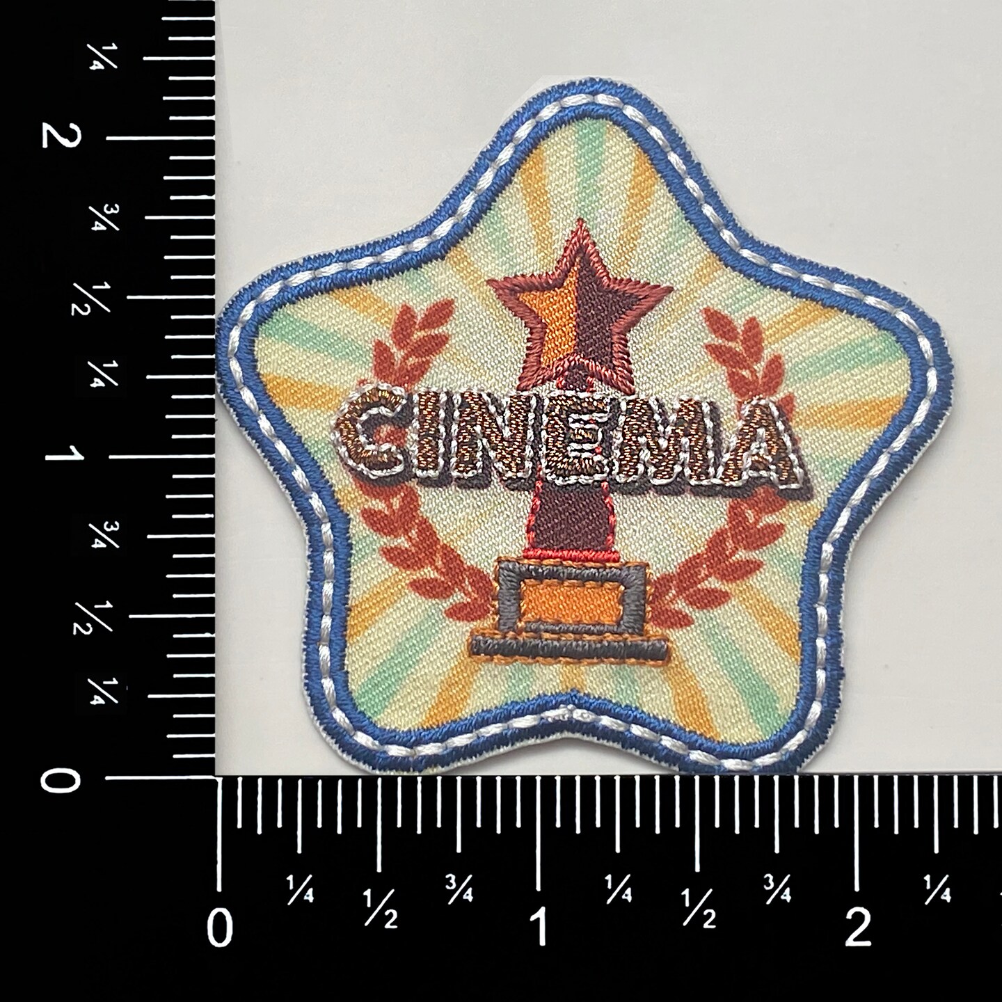 Cinema Star Awards, Movies, Cinema, Embroidered, Iron-on Patch