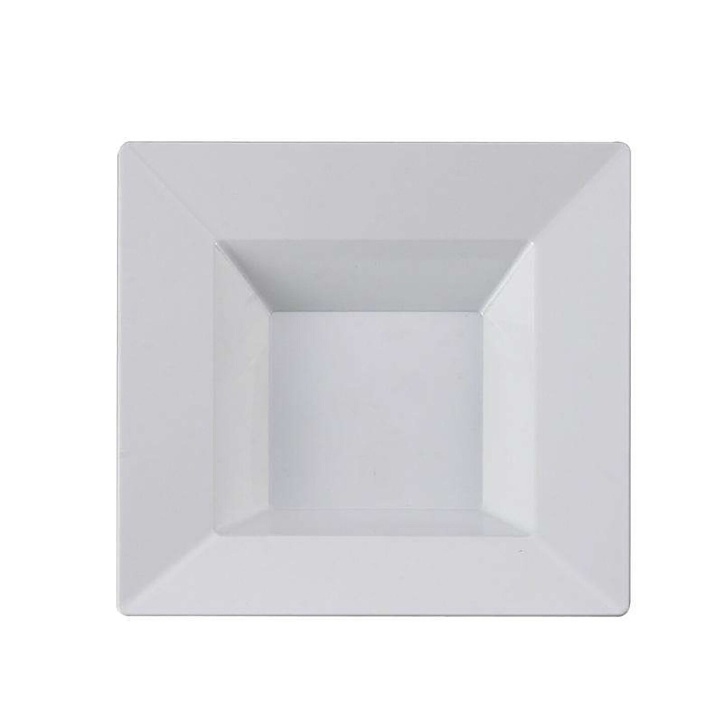 White Square Plastic Dessert Bowls - 5 Ounce (120 Bowls)