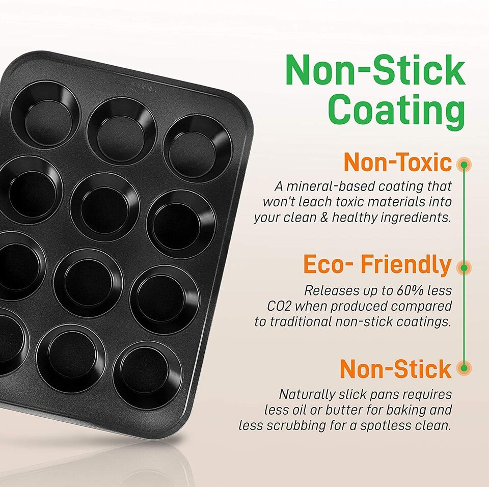 NutriChef 6 Piece Non Stick Baking Pans Set