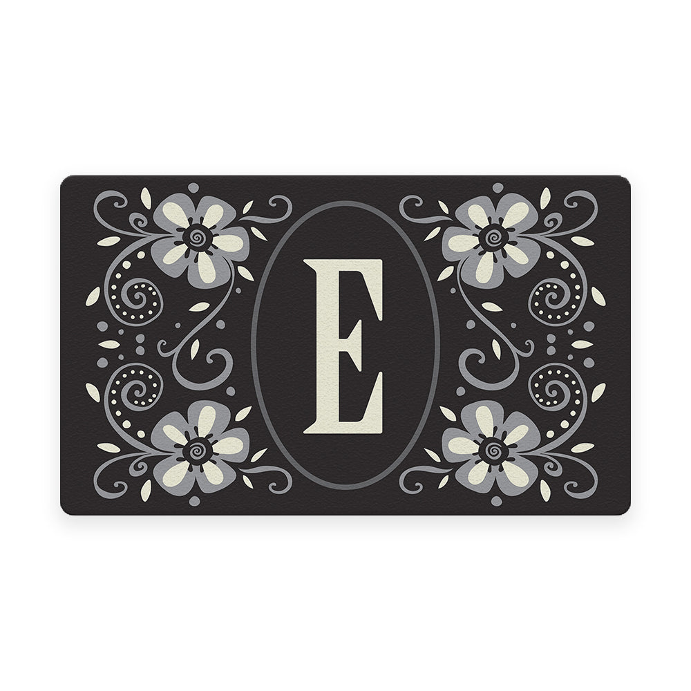Classic Monogram - E Door Mat (18 x 30&#x22;)