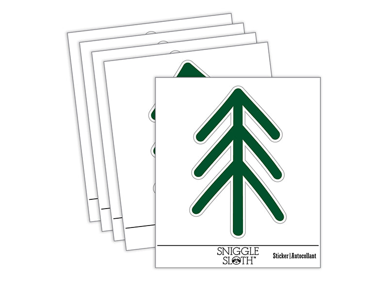 Simple Pine Tree Sticker