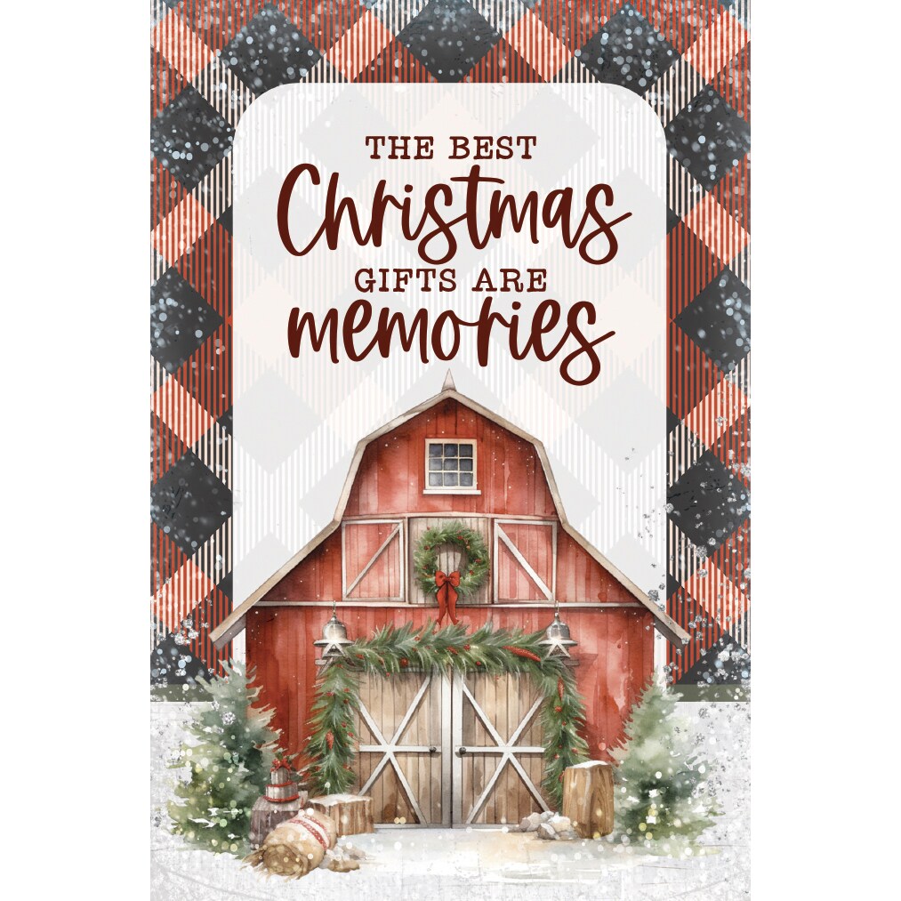 The Best Christmas Gifts Christmas Wood Plaque with Easel and Hook Wall Tabletop Art - 4 inches x 6 inches