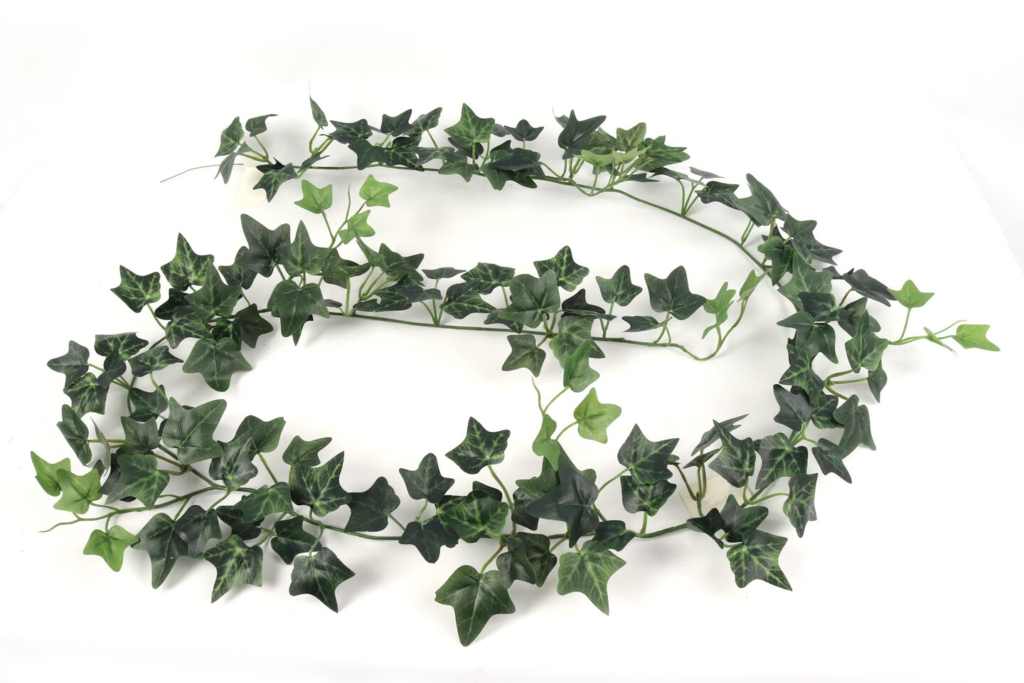 Set of 2 6ft Mini English Ivy Garland with 174 Lifelike Silk Leaves