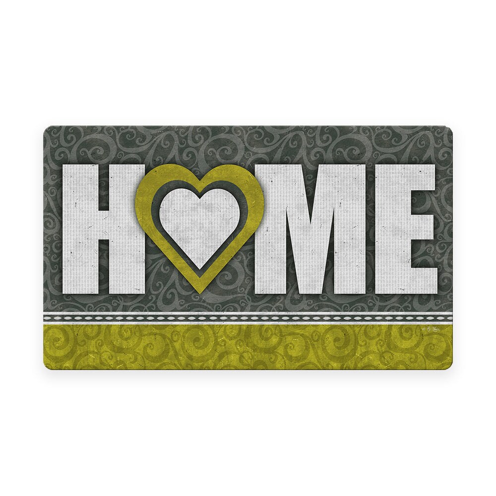 Heart of the Home Gold Door Mat (18 x 30") Michaels