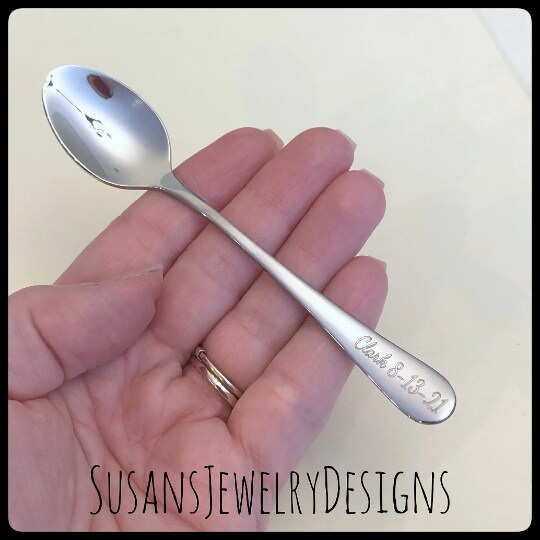 Engraved baby silverware 2025