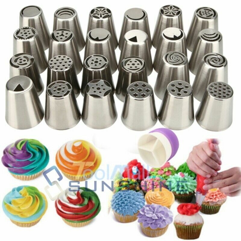 Cake Decorating Kit with Piping Tips and Bags