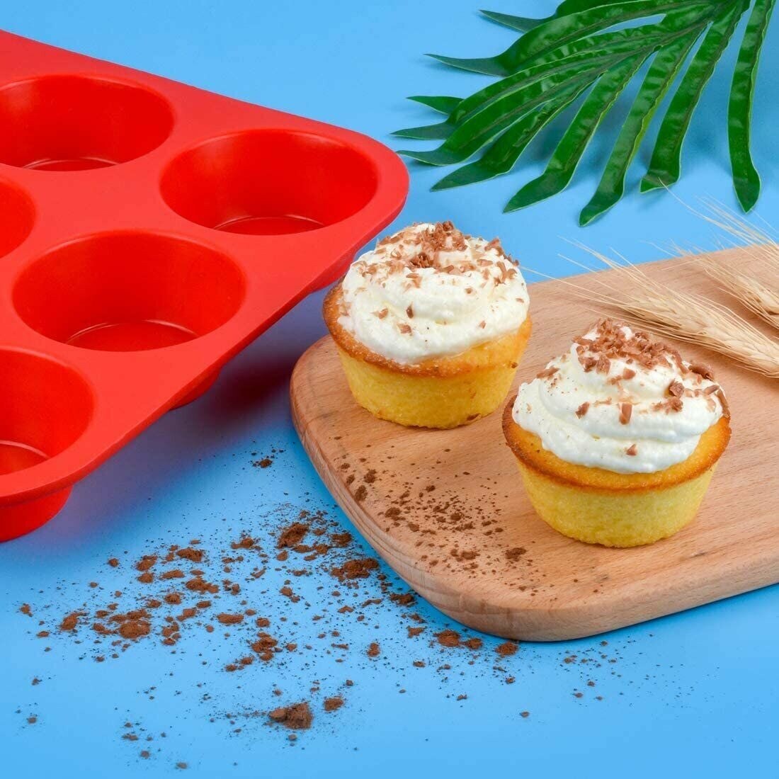 12-Cup Nonstick Silicone Muffin Pan