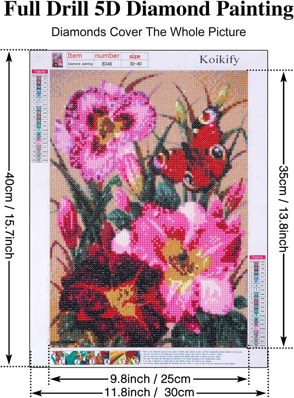 Full Drill Flowers Design Kits