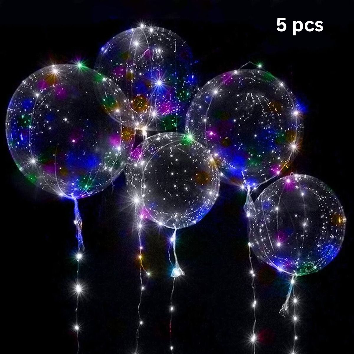 Unique LED Balloons Light Up 5 pcs