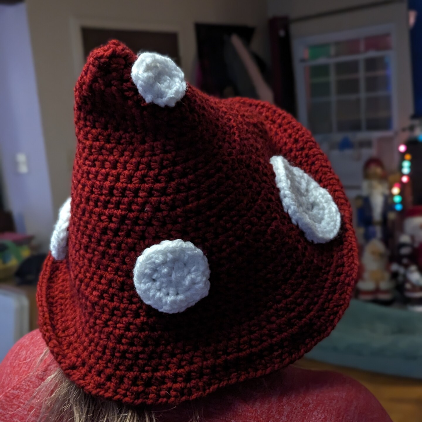 Crochet Mushroom Hat | MakerPlace by Michaels