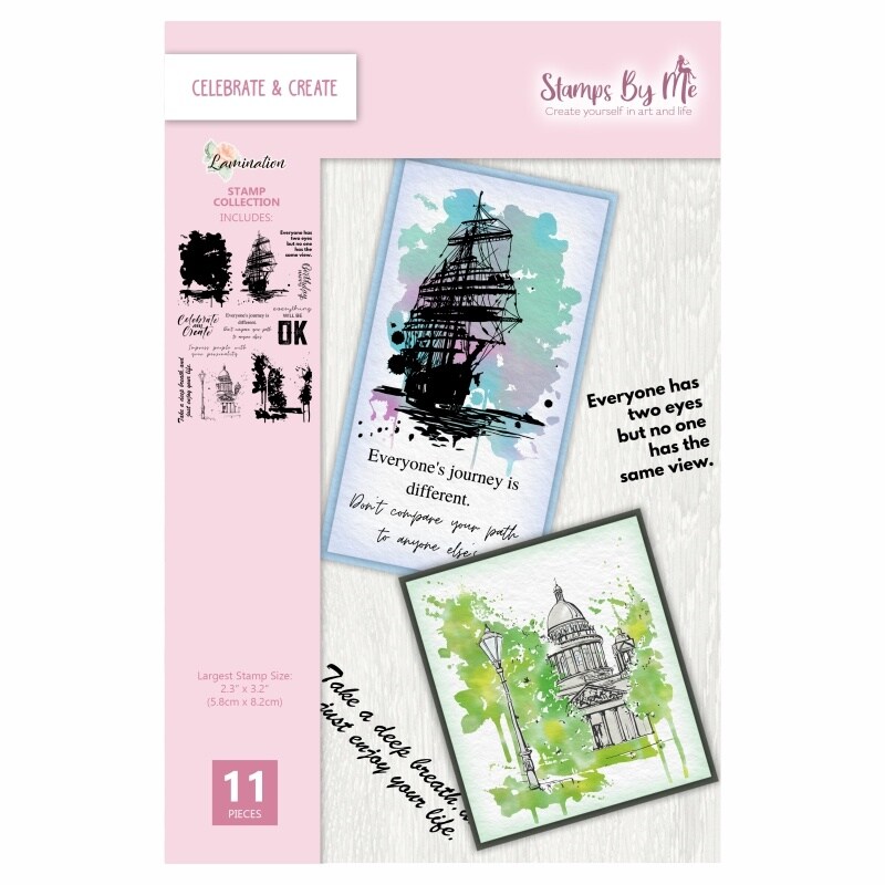 Stamps By Me Stamp Set 5&#x22;X7&#x22;-Celebrate &#x26; Create