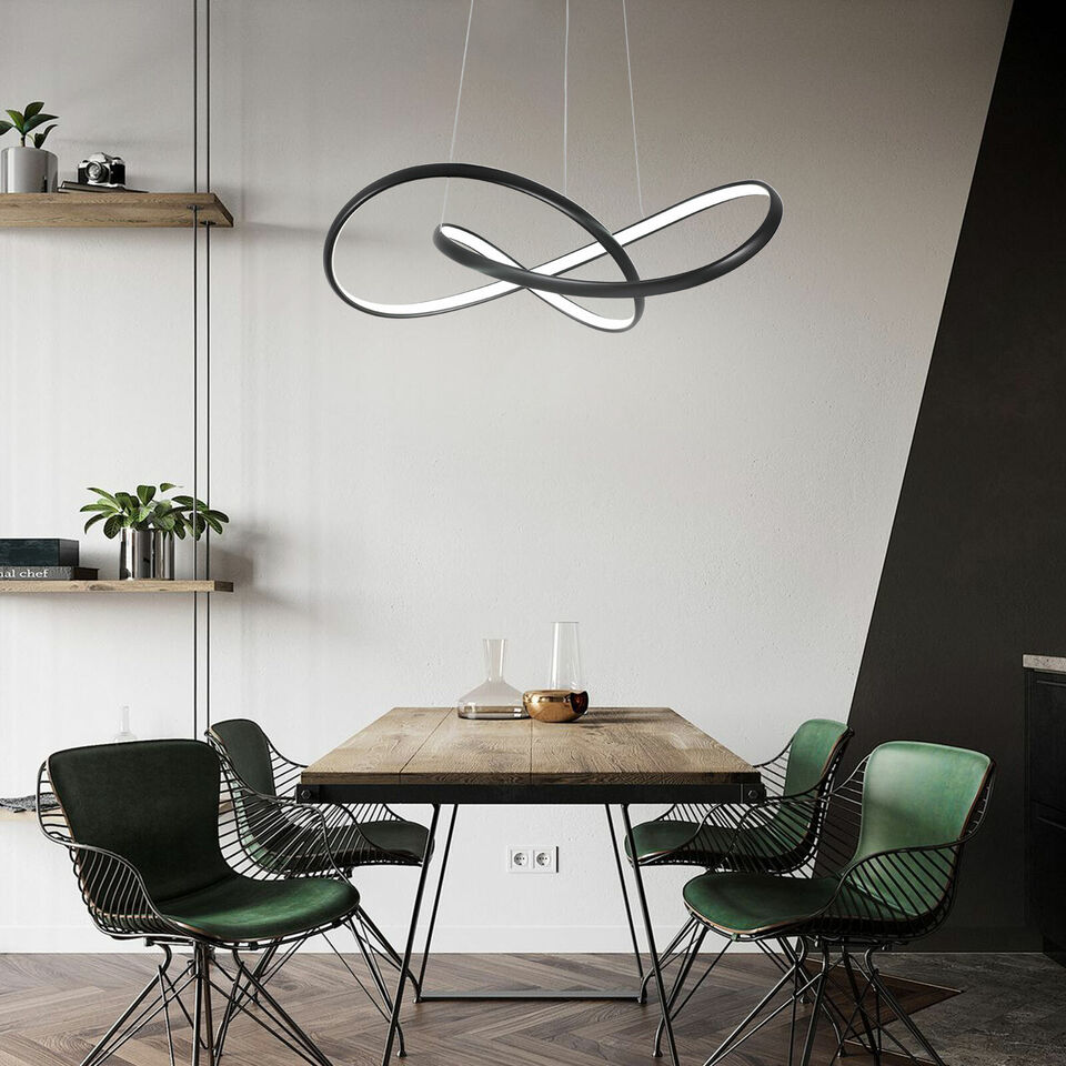 Kitcheniva Chandelier Modern Dimmable Circular Ring Pendant Light LED