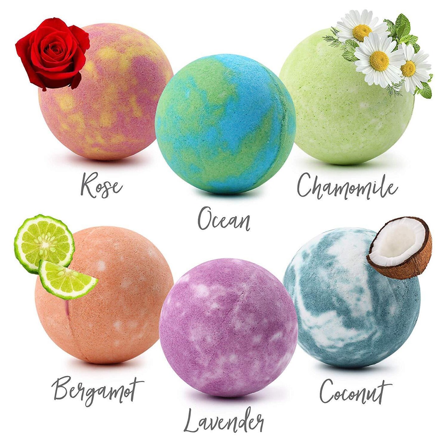 Handmade Organic Bath Bombs 12 pcs