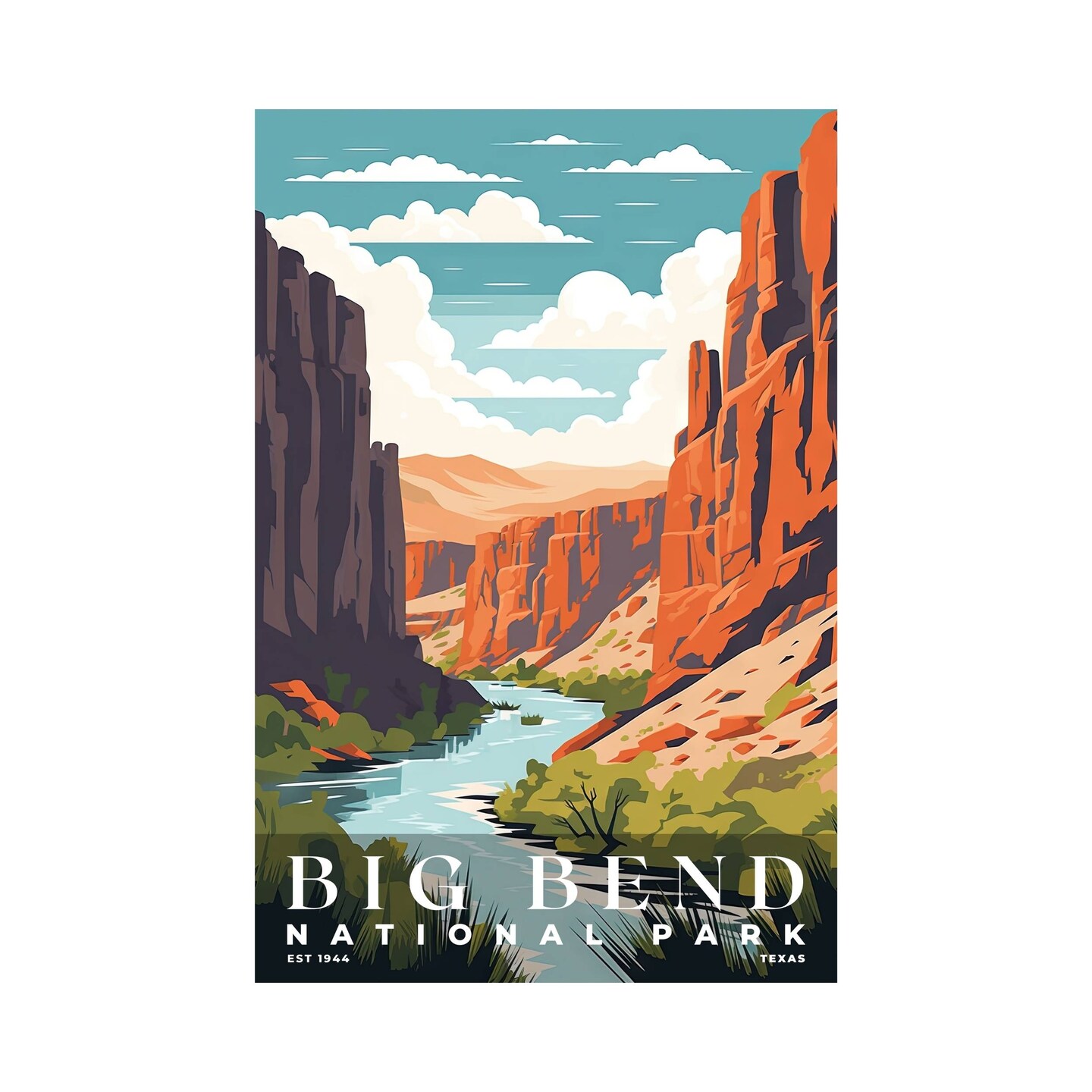 Big Bend National Park Poster, Travel Art, Office Poster, Home Decor | S3 |  MakerPlace by Michaels