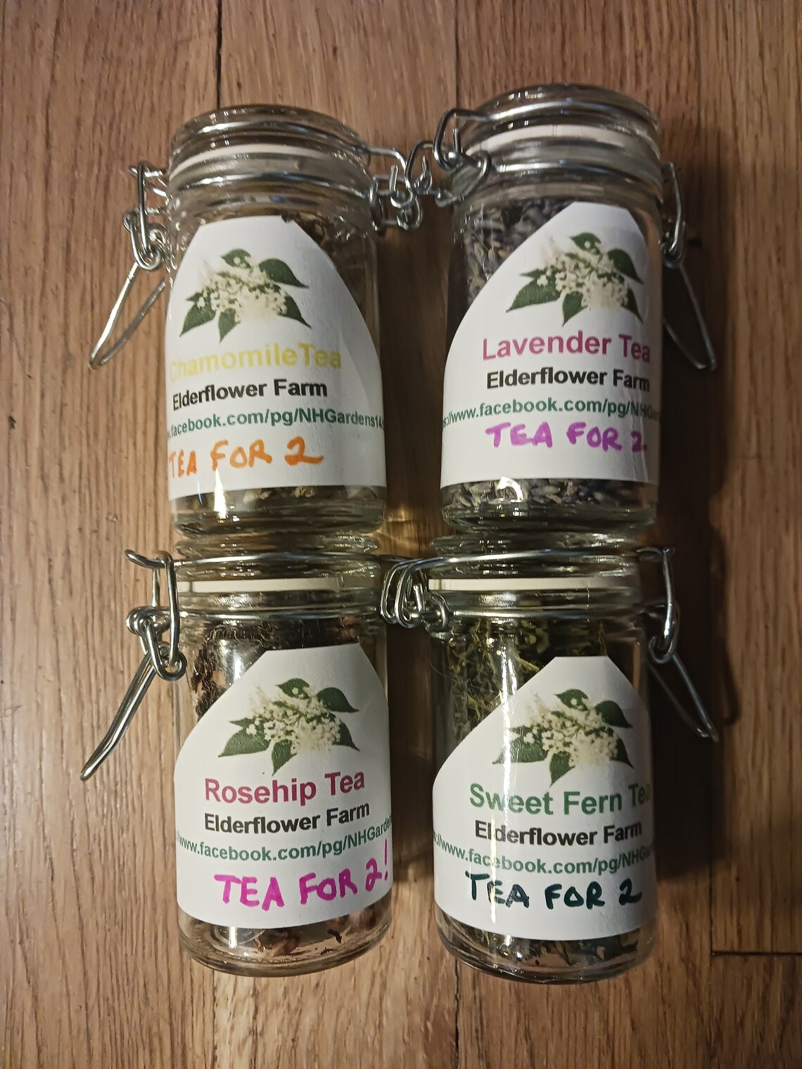 Tea for Two! Gift Set of 4 teas in 2 oz. jars MakerPlace by Michaels