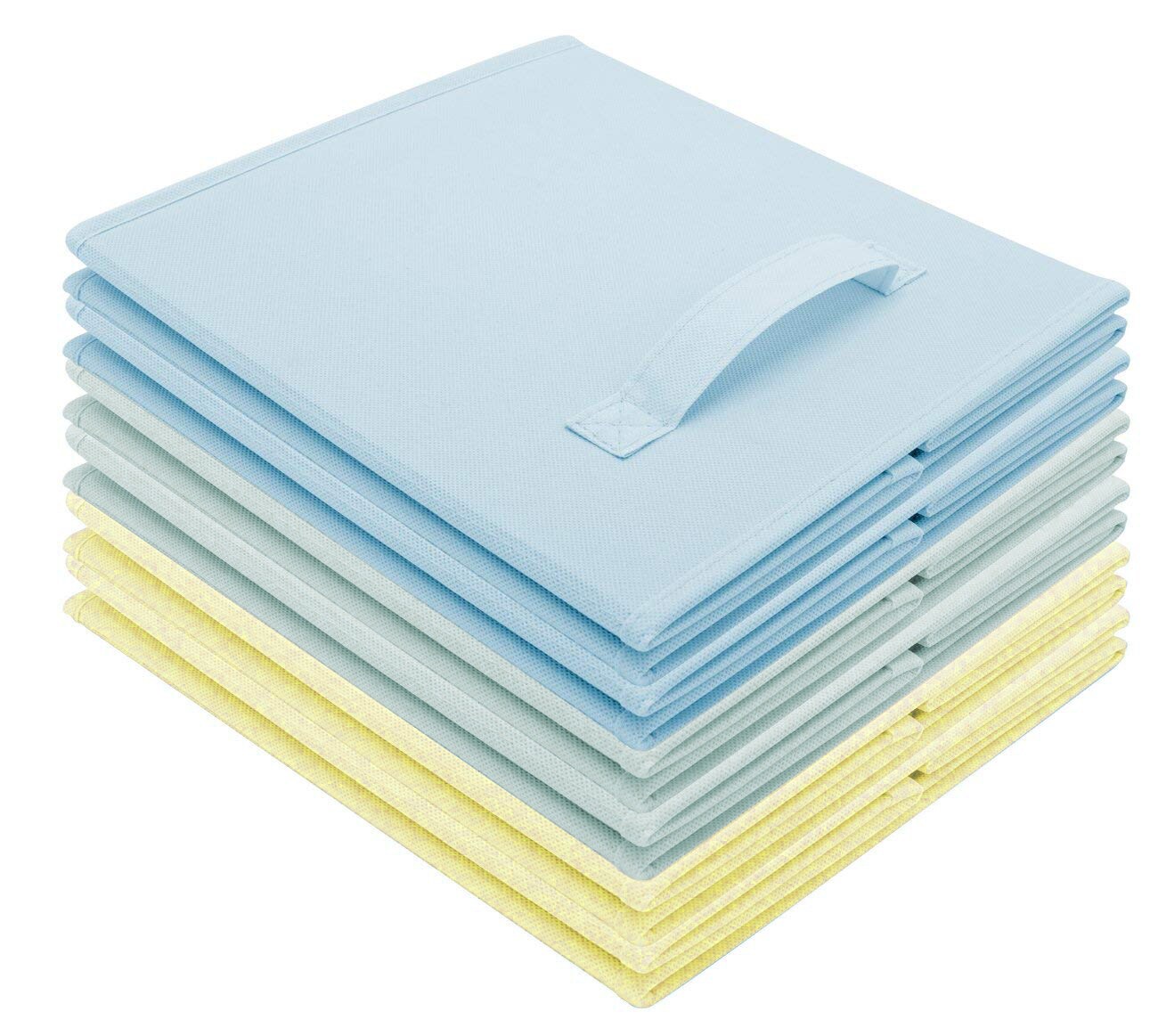 Sorbus Fabric Collapsible Cube Storage Bins Set (6 Pack)
