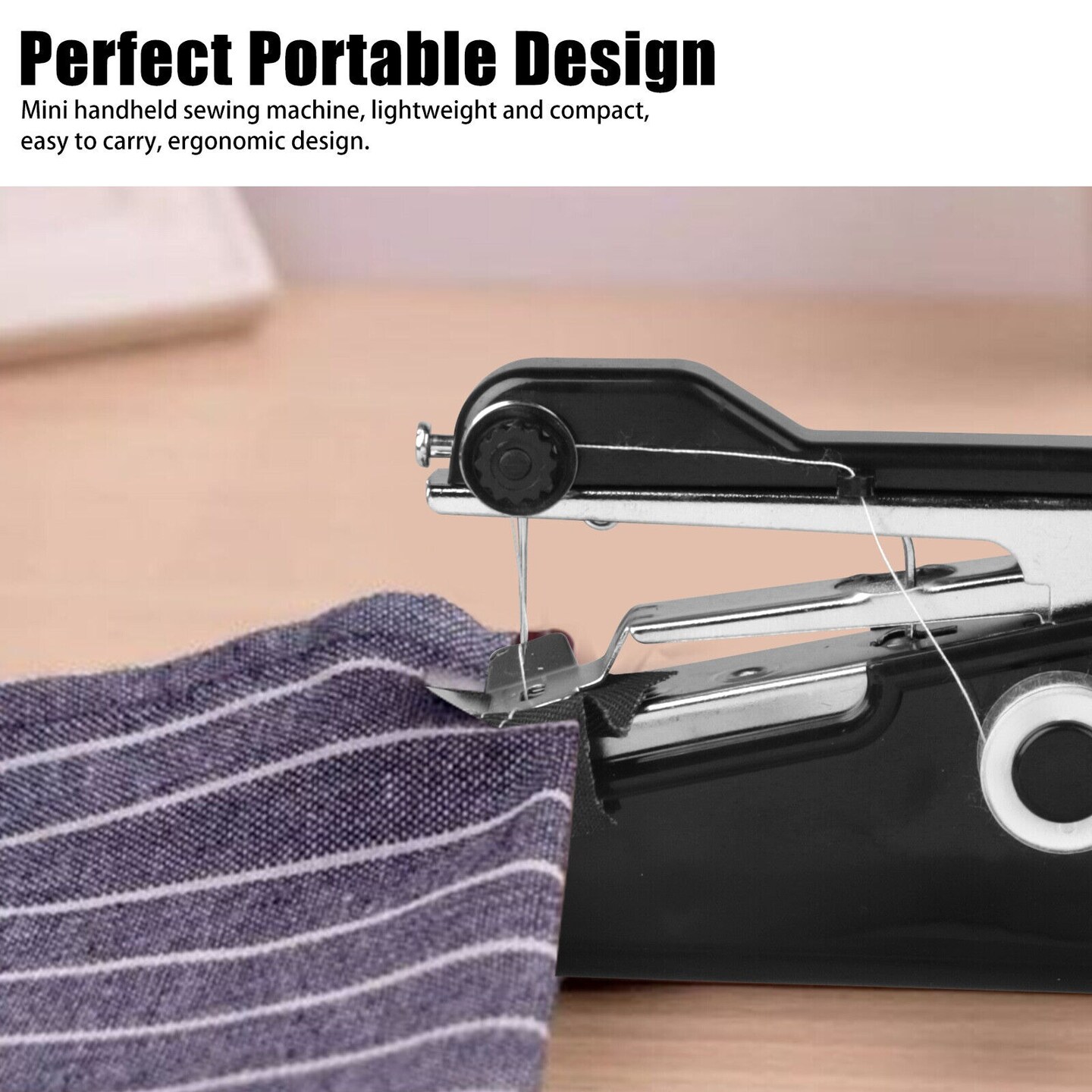 Portable Cordless Mini Sewing Machine for DIY Travel and Home Use