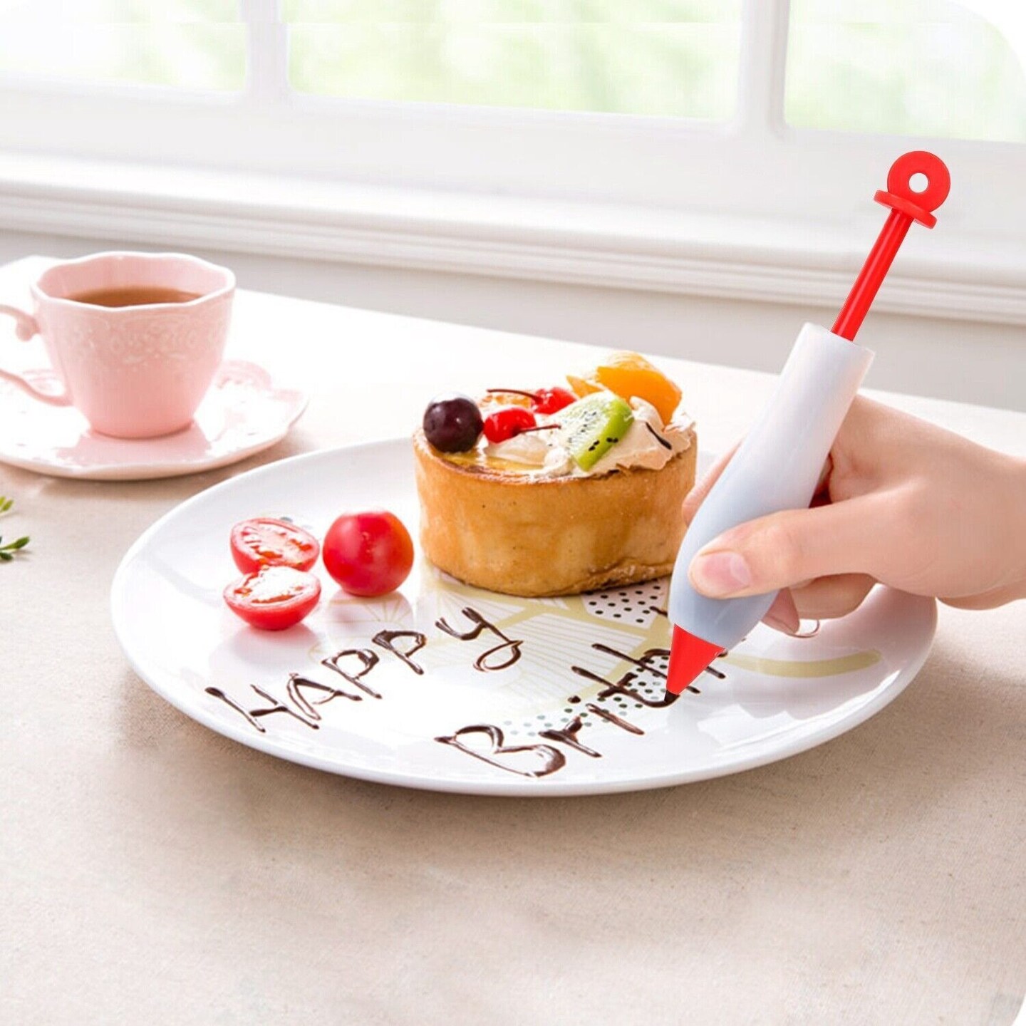 108Pcs DIY Cupcake Cake Decorating Supplies Tool Kit Turntable Stand Pen