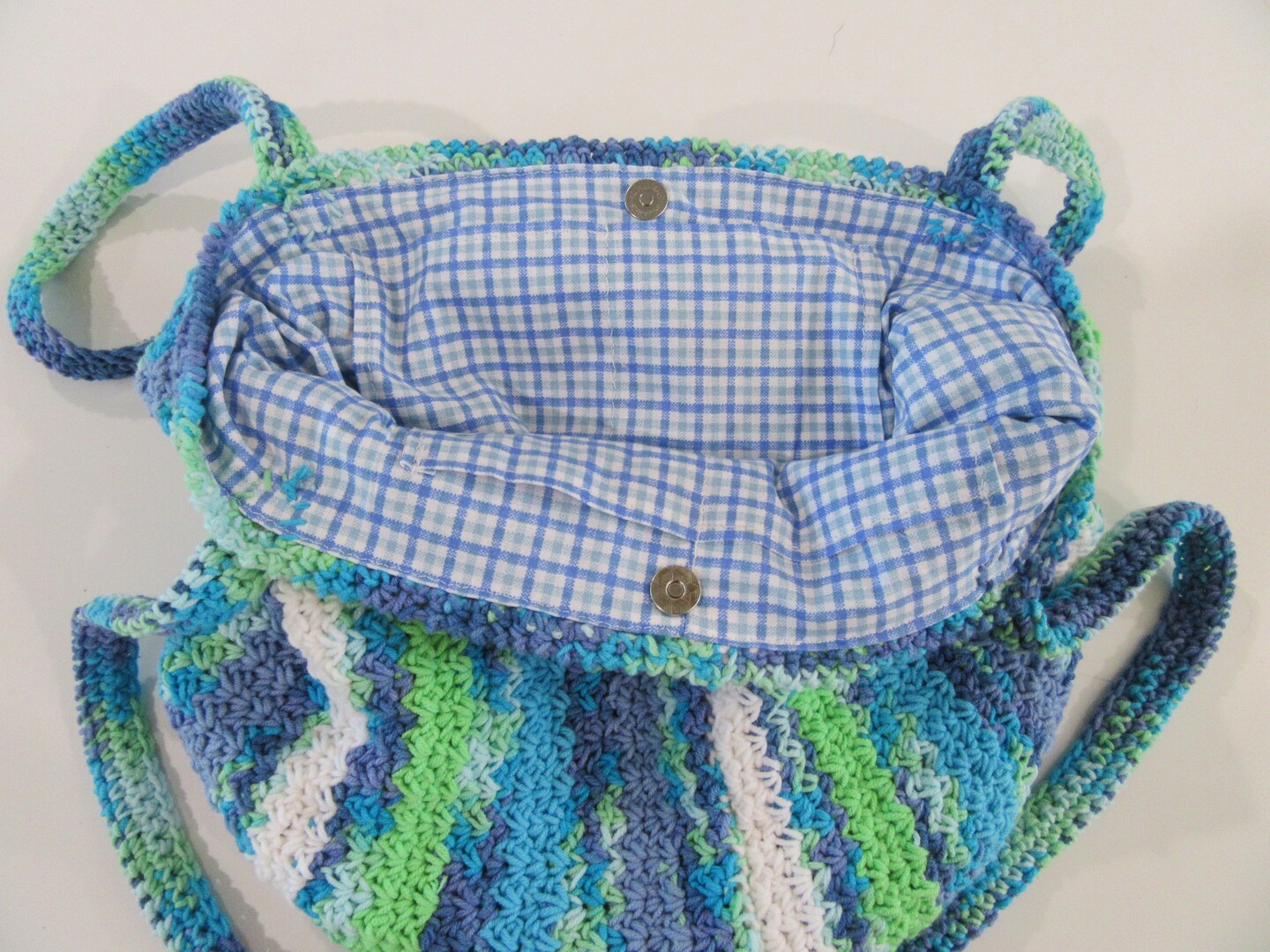 Crochet diaper online bag