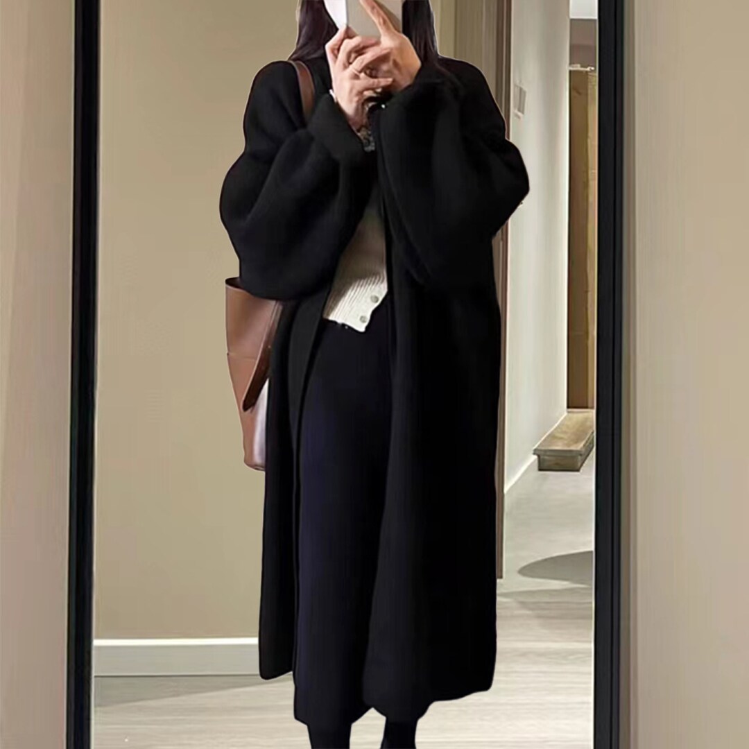 Women's Warm Oversized Knit Cardigan