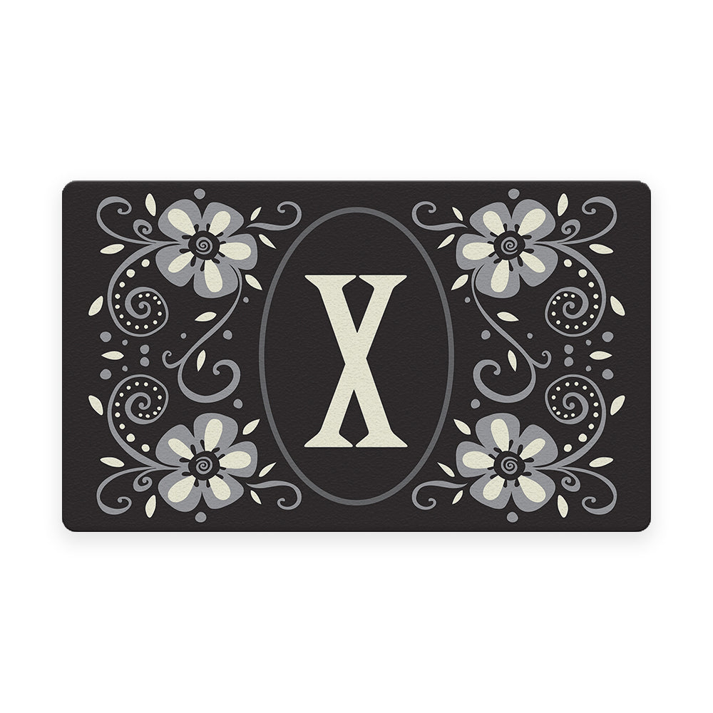 Classic Monogram - X Door Mat (18 x 30&#x22;)