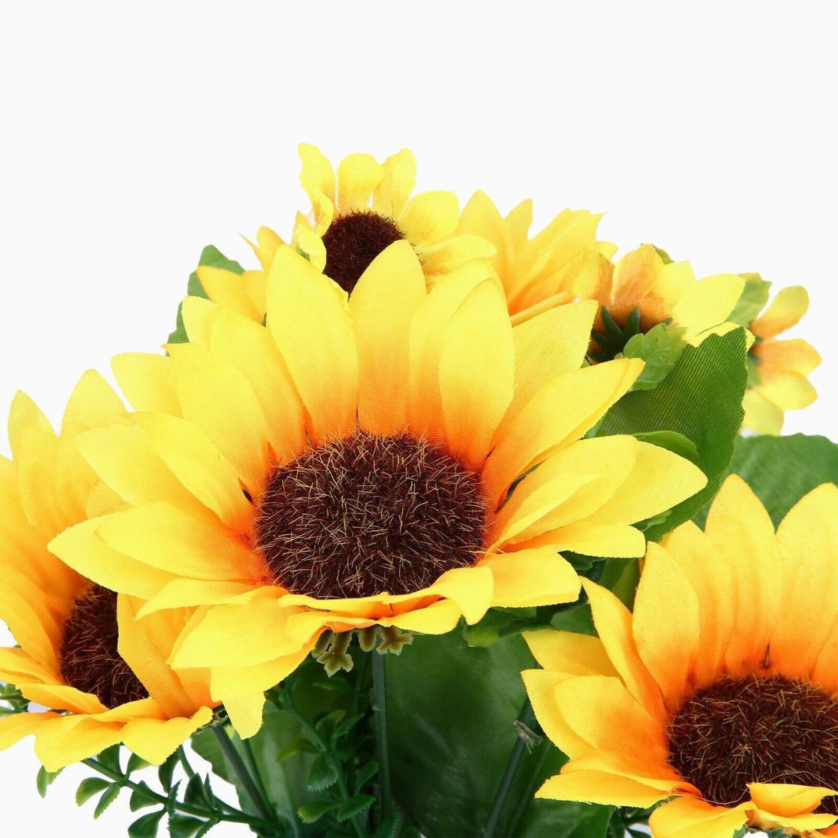 Artificial Silk Sunflower Bouquet for Home Decor