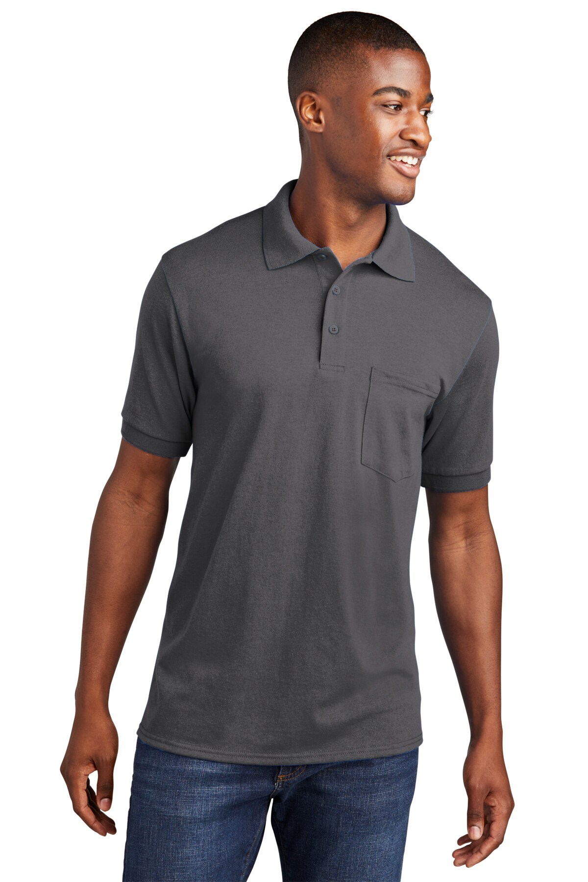 Cotton poly blend polo hot sale shirts