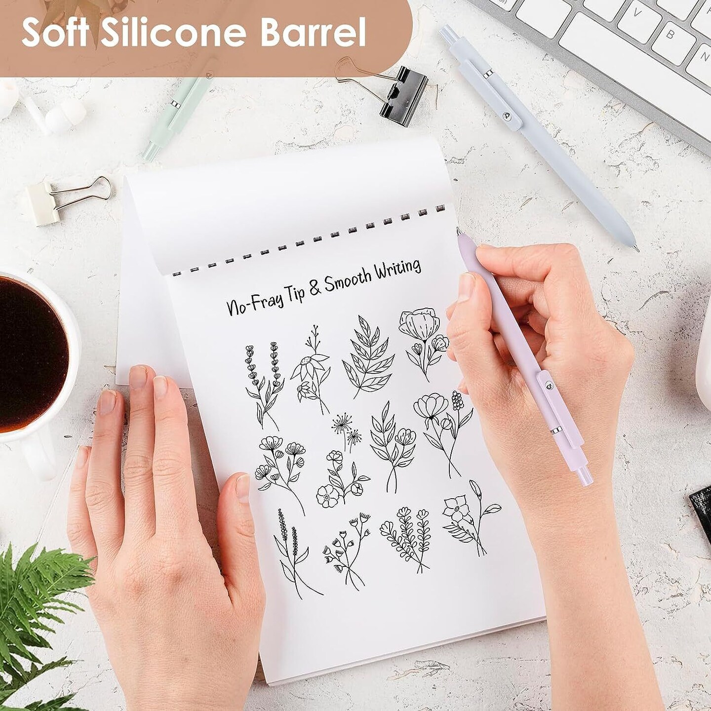 Smooth Writing Gel Pen 6 packs