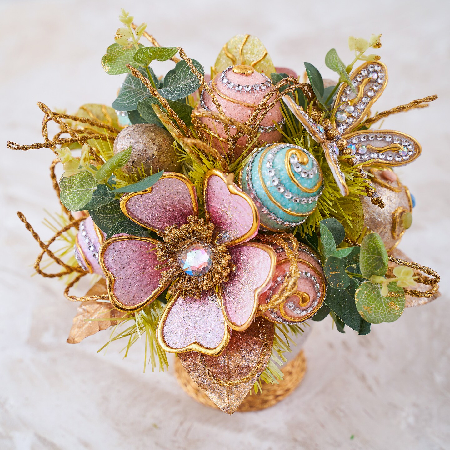 Easter Decorations - Easter Elegant Arrangement Premium Handcrafted