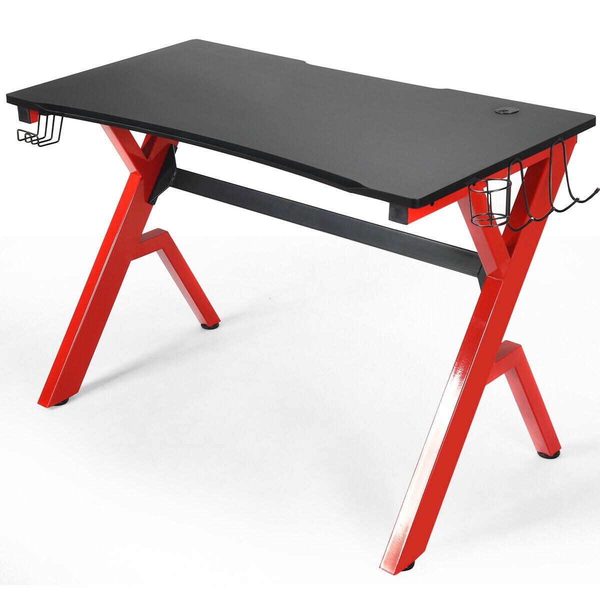 Headphone Mouse Pad and Cup Holder Storage Gaming Desk
