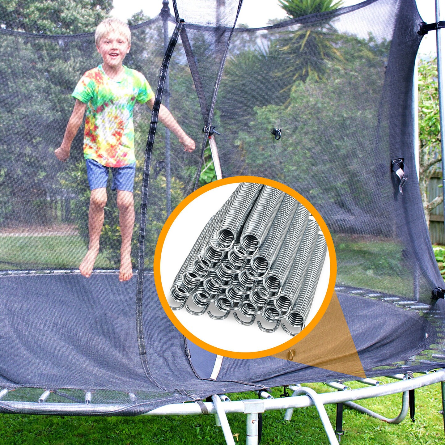 Rustproof Galvanized Steel Replacement Trampoline Elasticity Springs