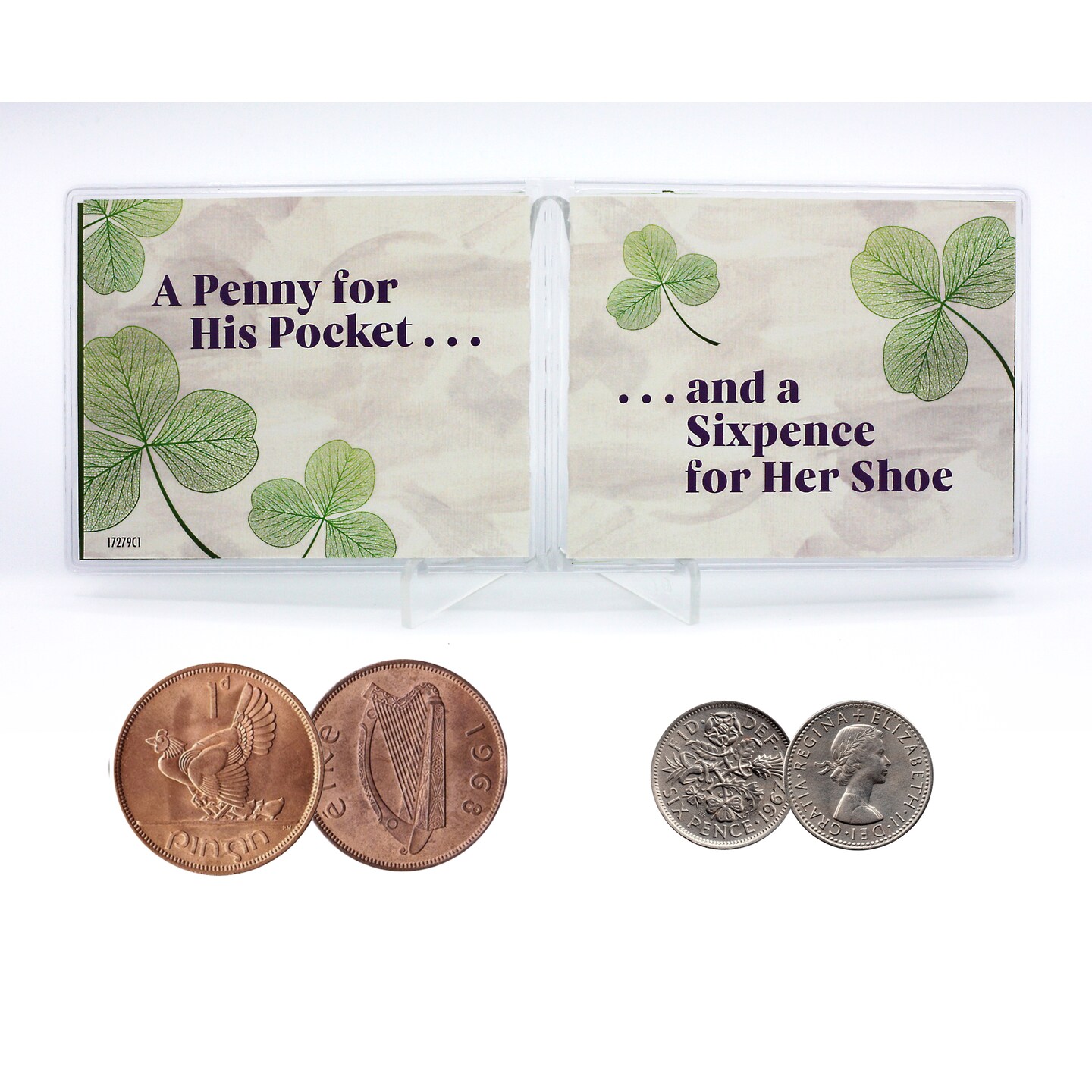 A Penny For His Pocket and A Sixpence For Her Shoe Coin Wedding Set