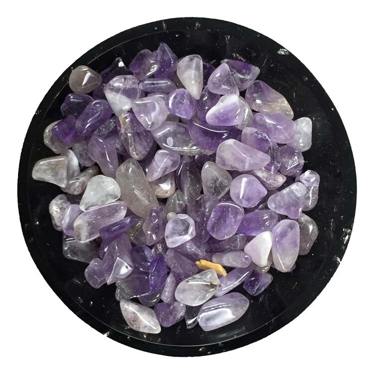 Banded Amethyst Tiny Crystal Chips &#x2013; Size L1