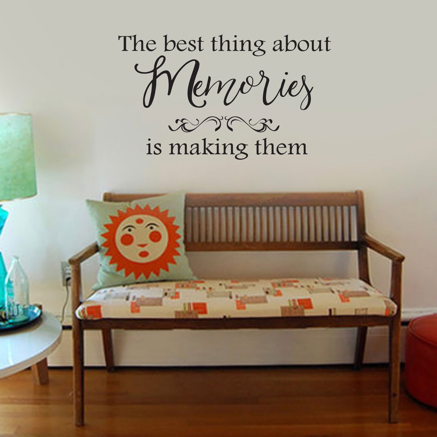 Family Wall Art Frcor Quotes Decal Best Part about a Memory is Making