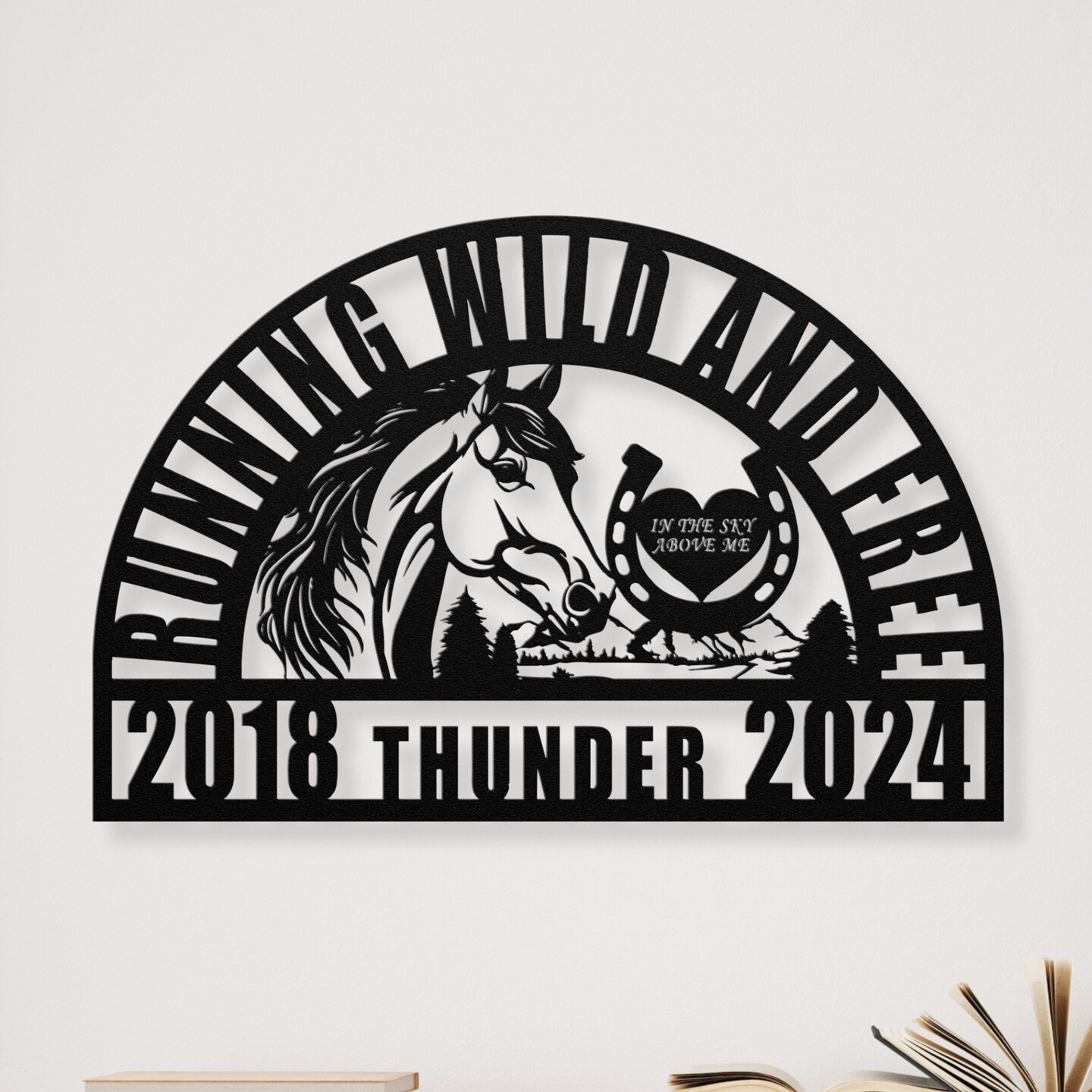 Horse Memory Memorial Gift Personalized Pet Grave Marker Loss of